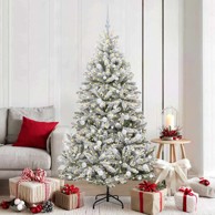 Božićno drvce umjetno zelena i bijela 180 cm PVC i metal