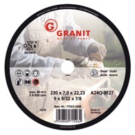 GRANIT brusni disk za ekscentrične brusilice, 230 mm