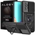 CAMSHIELD Maskica za Samsung Galaxy A73 / A73 5G, s prstenom, s postoljem, sa zaštitnim staklom