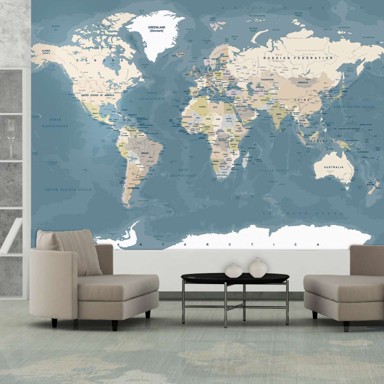 Foto tapeta Vintage World Map 150x105