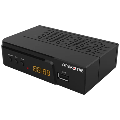 AMIKO Prijemnik zemaljski, DVB-T2, H.265, Media Player,USB - T765