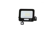 LED SMD reflektor, 10 W, 4000 K, crno tijelo, sa senzorom
