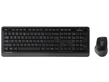 A4TECH Set FStyler FG1035, bežični, tipkovnica i miš, sivi