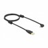 DELOCK USB kabel A-B Micro kutni 270° 1 m, crna