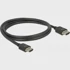 DELOCK Kabel, HDMI, propusnost 48 Gbps, rezolucija 8K 60 Hz, duljina 1 m, crna