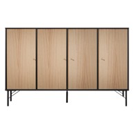 HAMMEL FURNITURE Komoda u dekoru hrasta Mistral Kubus, 136x89 cm