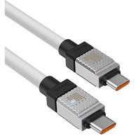 BASEUS Kabel USB-C/USB-C, QC, PD 100W, 2 m, bijeli