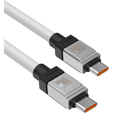 BASEUS Kabel USB-C/USB-C, QC, PD 100W, 2 m, bijeli