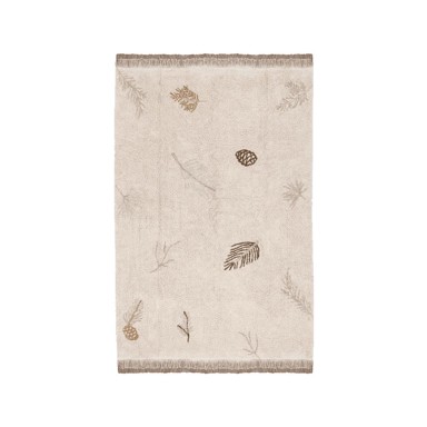 LORENA CANALS Krem periv/ručno rađen pamučan dječji tepih 170x240 cm Pine Forest
