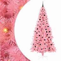 Božićno drvce s 300 LED žarulja ružičasta 240 cm PVC