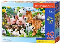 CASTORLAND Puzzle Maxi Prijatelji s farme, 40 kom