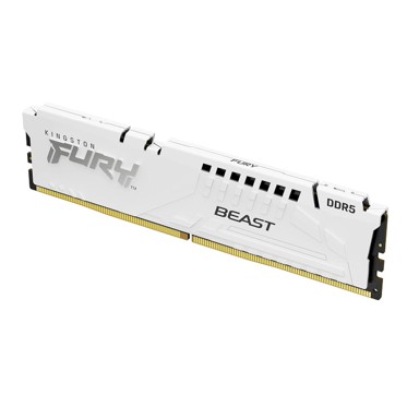 KINGSTON RAM memorija 16GB 6000MT/s DDR5 CL36 DIMM FURY Beast White EXPO KF560C36BWE2-16