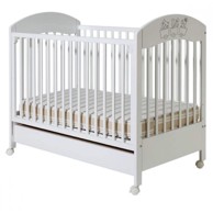 Krevetić Gloria bijeli s ladicom