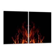 TMK Staklena zaštita za štednjak ili ploču za kuhanje iz dva dijela 40x52, požar