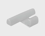 KIKKA BOO Potporni jastuk, Rolica Memory Airknit, siva