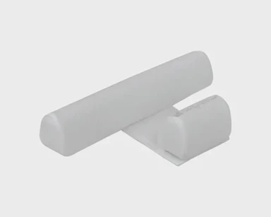 KIKKA BOO Potporni jastuk, Rolica Memory Airknit, siva