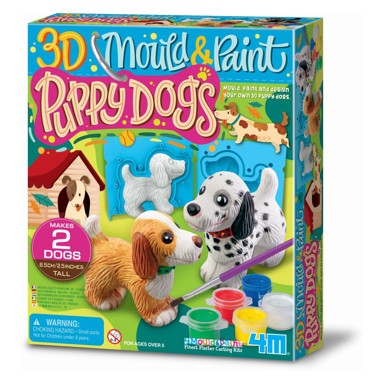 4M Napravi i pobojaj 3D psiće