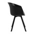 INTERSTIL Crna/siva blagovaonska stolica Moon