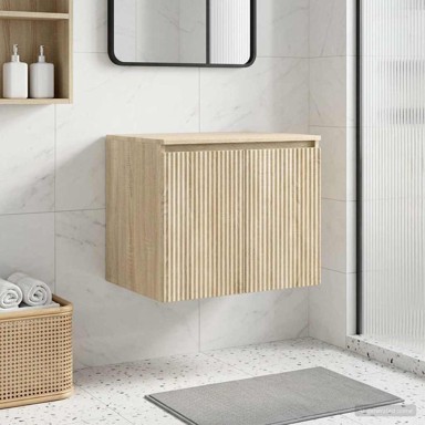 Zidni ormar za kupaonicu, sonoma hrast, 62,5 x 44,5 x 50 cm
