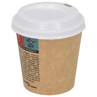 Papirnati poklopci za šalice za kavu, Ø 80 mm, 8 oz, 1000 kom