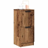 Komoda 2 kom staro drvo 30x30x70 cm konstruirano drvo