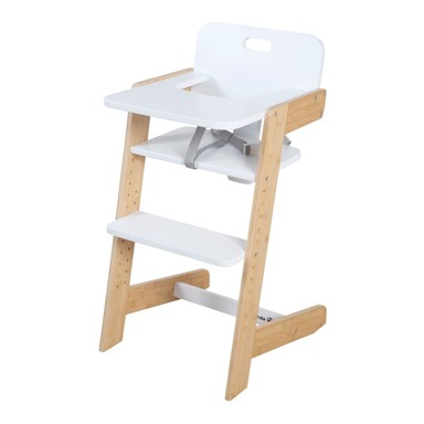 ROBA Bijela dječja blagovaonska stolica Nature UP
