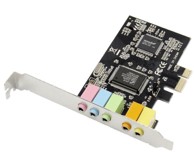 MICROCONNECT Zvučna kartica PCIe 5.1-kanalna, crna