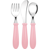 NIKCORP Dječji pribor za jelo za učenje hranjenja, roza