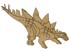 Drvena 3D prostorna puzzle Stegosaurus, edukativna slagalica 41 komad