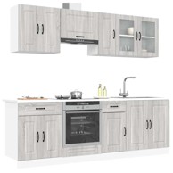 8-dijelni set kuhinjskih ormarića Kalmar od konstruiranog drva