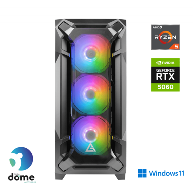 ANNI Stolno računalo / AMD Ryzen 5 9600X, 16GB, 1TB SSD, NVIDIA GeForce RTX 5060, Windows 11 Home