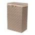 COMPACTOR Smeđa košara za rublje s poklopcem Košara za rublje Linen, visina 60 cm