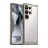 HURTEL Silikonska maskica s gel okvirom Outer Space, Samsung Galaxy S25 Ultra, prozirno crna