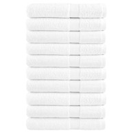 Ručnici za saunu 10 kom bijeli 80 x 200 cm 600 gsm 100 % pamuk