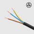 REBEL Produžni kabel, 4 utičnice, 1,5 m
