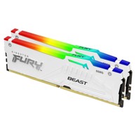 KINGSTON Radna memorija FURY Beast White RGB, 64GB (2x32GB), DDR5, 6000MT/s, CL36, EXPO