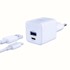 3MK Hyper GaN punjač 20W QC4+ PD PPS, USB-C/USB-A, bijeli