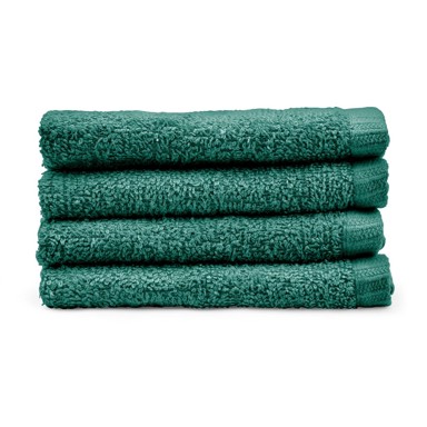 CATHERINE LANSFIELD Zeleni brzosušeći pamučni ručnici u setu 4 kom 30x30 cm Quick Dry