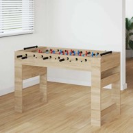 Nogometni stol, 125 × 60.5 × 80 cm, konstruirano drvo, sonoma hrast