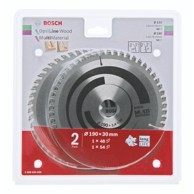 BOSCH List za kružnu pilu 1x drvo + 1x više materijala