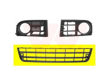 VAN WEZEL Maska branika VW Golf 5, prednja srednja, 2 rebra