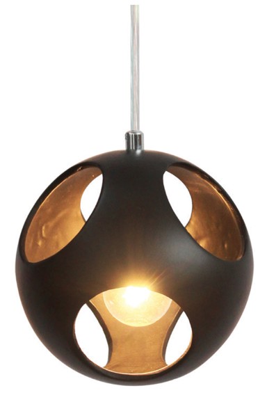 Visilica AP13837, crna, keramička