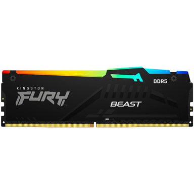 KINGSTON Radna memorija FURY Beast RGB, 8 GB, DDR5, 5600 MT/s, CL36