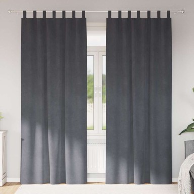 Blackout zavjese 140x245 cm 2kom, sive