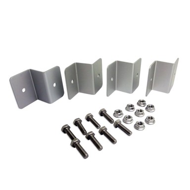 NIKCORP Set nosača za solarne panele, 4 kom, aluminijski Z nosač