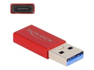 NORTHIX Aktivni USB A muški na USB C ženski adapter, 10 Gbps, crveni