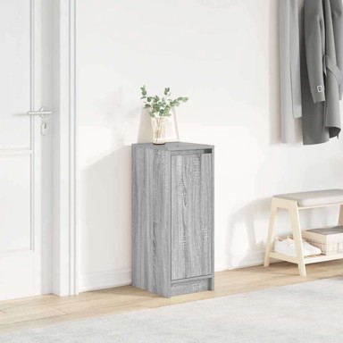Ormarić za cipele 29.5 x 34 x 76 cm konstruirano drvo, sivi hrast sonoma