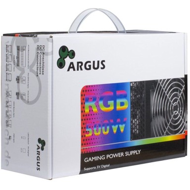 INTER-TECH Napajanje Argus, RGB, 500W II, ATX, 80+ Bronze