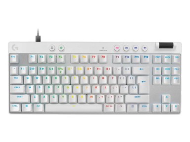LOGITECH Rapid gaming tipkovnica G Pro X TKL SLO gravura, bijela