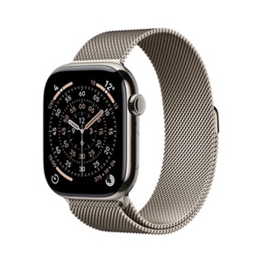 APPLE Watch Series 11 GPS + Cellular 42 mm prirodno titanijsko kućište s narukvicom Natural Milanese Loop